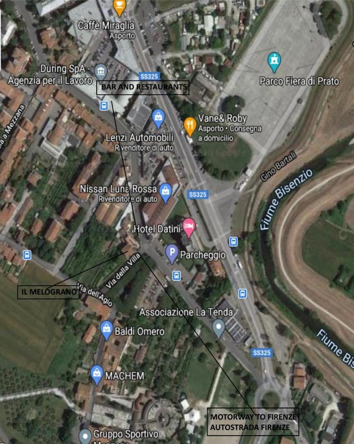 Il Melograno Lägenhet Prato  Exteriör bild